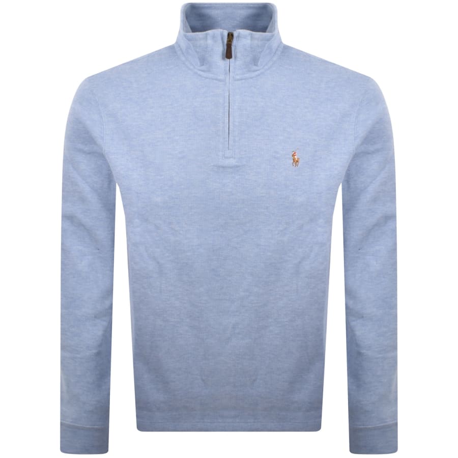 Image number 1 for Ralph Lauren Crew Neck Knit Jumper Blue