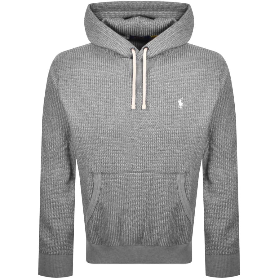 Image number 1 for Ralph Lauren Knit Hoodie Grey