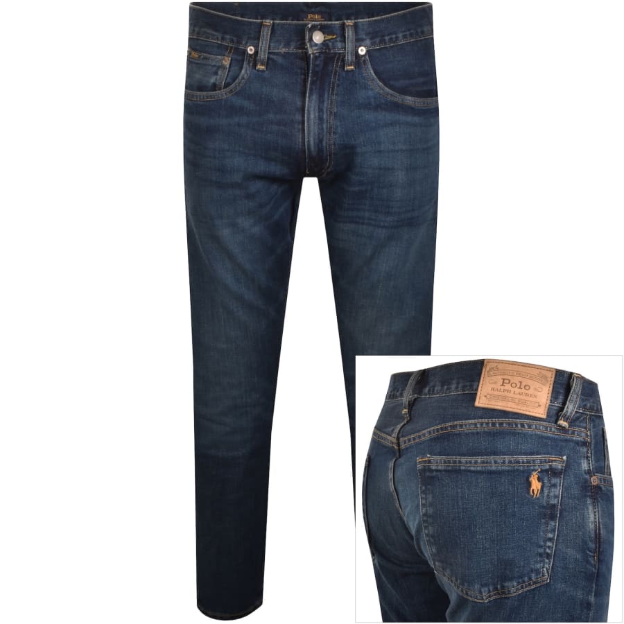 Image number 1 for Ralph Lauren Sullivan Slim Fit Jeans Blue