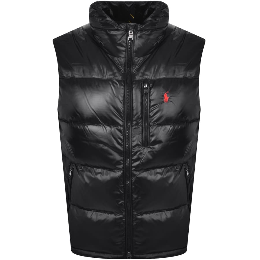 Image number 1 for Ralph Lauren Full Zip Gilet Black