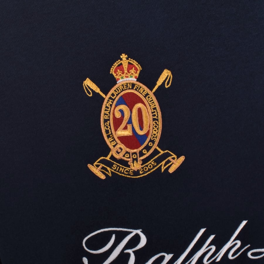 Image number 3 for Ralph Lauren Logo Hoodie Cruise Navy
