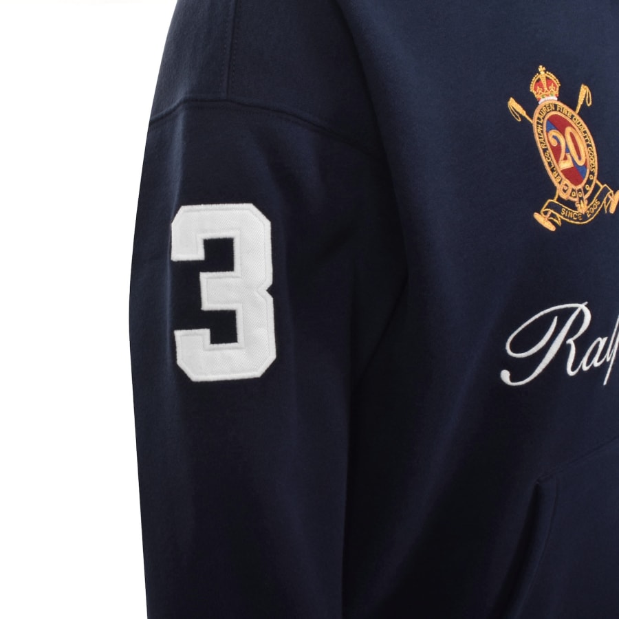 Image number 5 for Ralph Lauren Logo Hoodie Cruise Navy