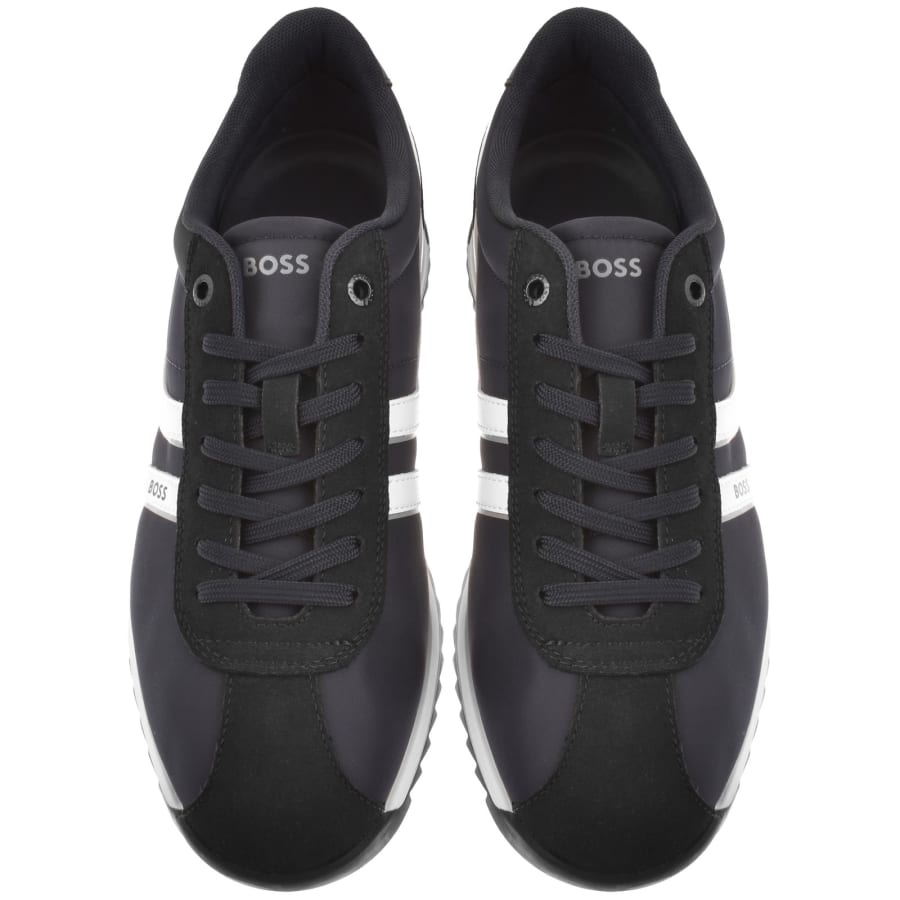 Image number 3 for BOSS Zayn Trainers Dark Blue
