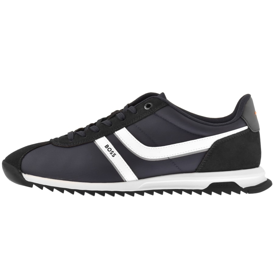 Image number 1 for BOSS Zayn Trainers Dark Blue