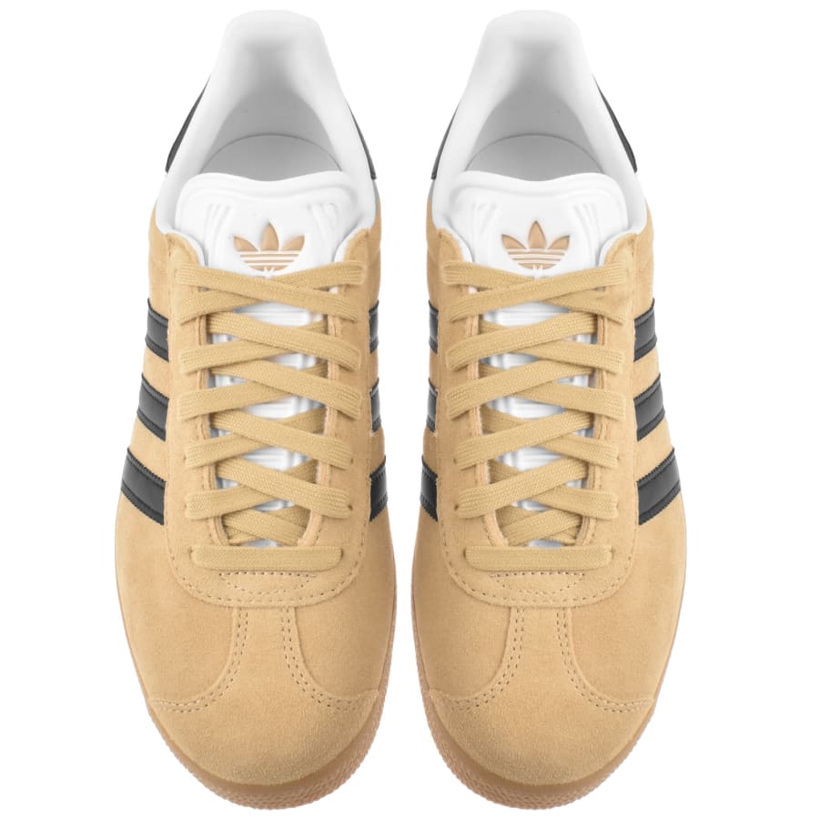 Image number 3 for adidas Originals Gazelle Trainers Beige