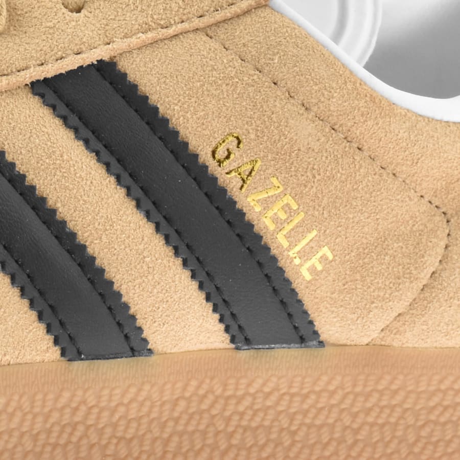 Image number 4 for adidas Originals Gazelle Trainers Beige