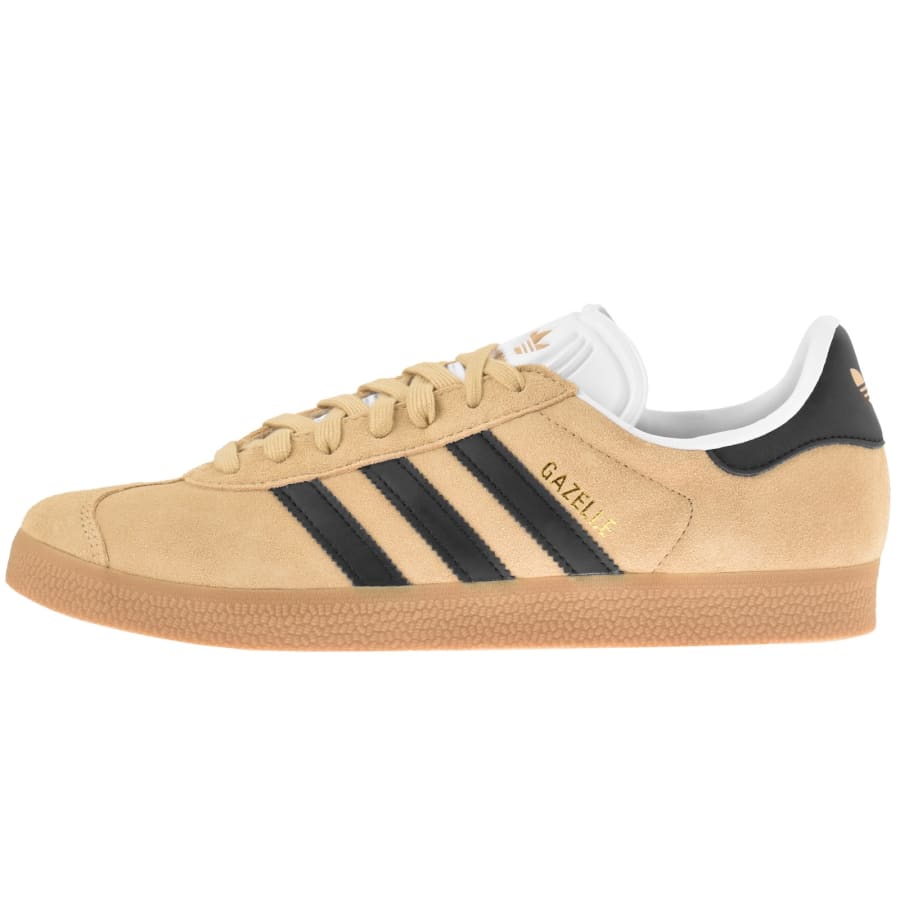 Image number 1 for adidas Originals Gazelle Trainers Beige