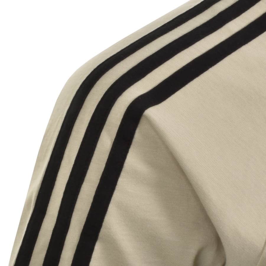 Image number 4 for adidas Originals 3 Stripes T Shirt Stone Khaki