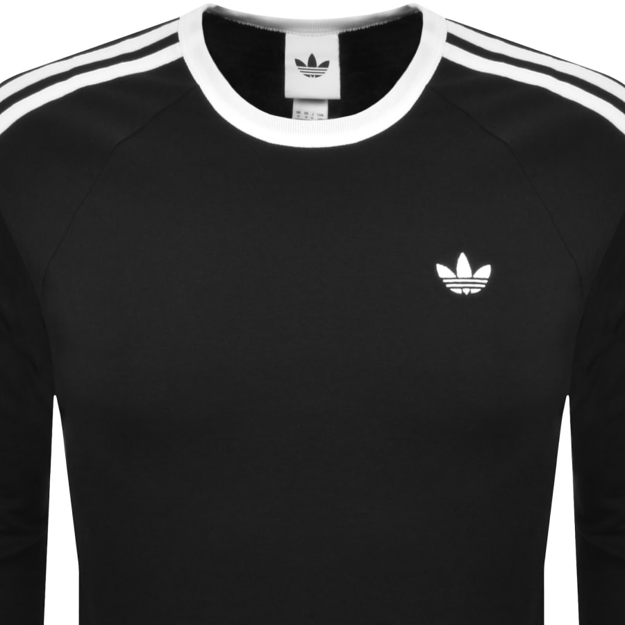 Image number 2 for adidas Three Stripes T Shirt Black
