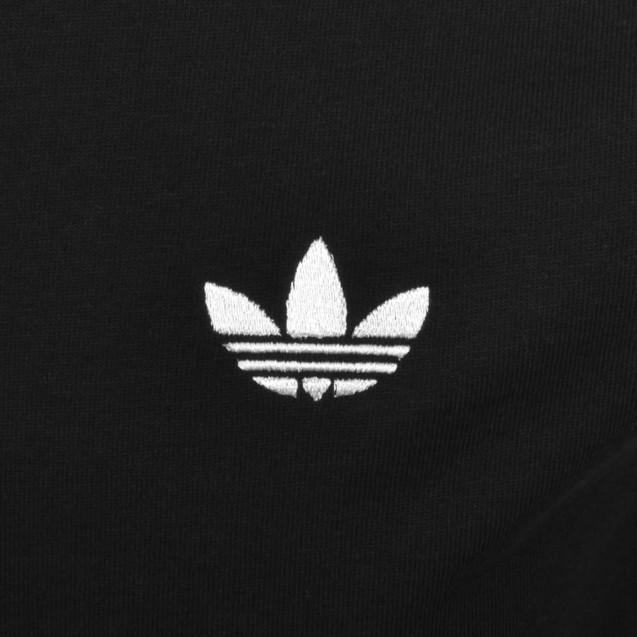 Image number 3 for adidas Three Stripes T Shirt Black