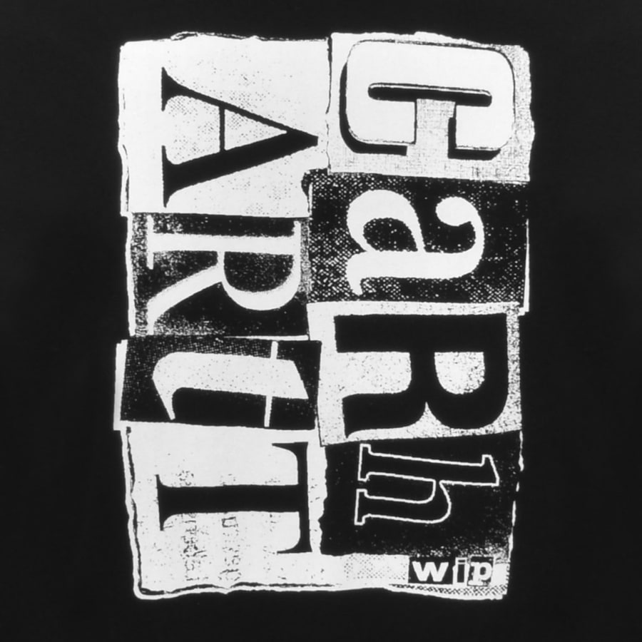 Image number 3 for Carhartt WIP Moving Letterpress T Shirt Black