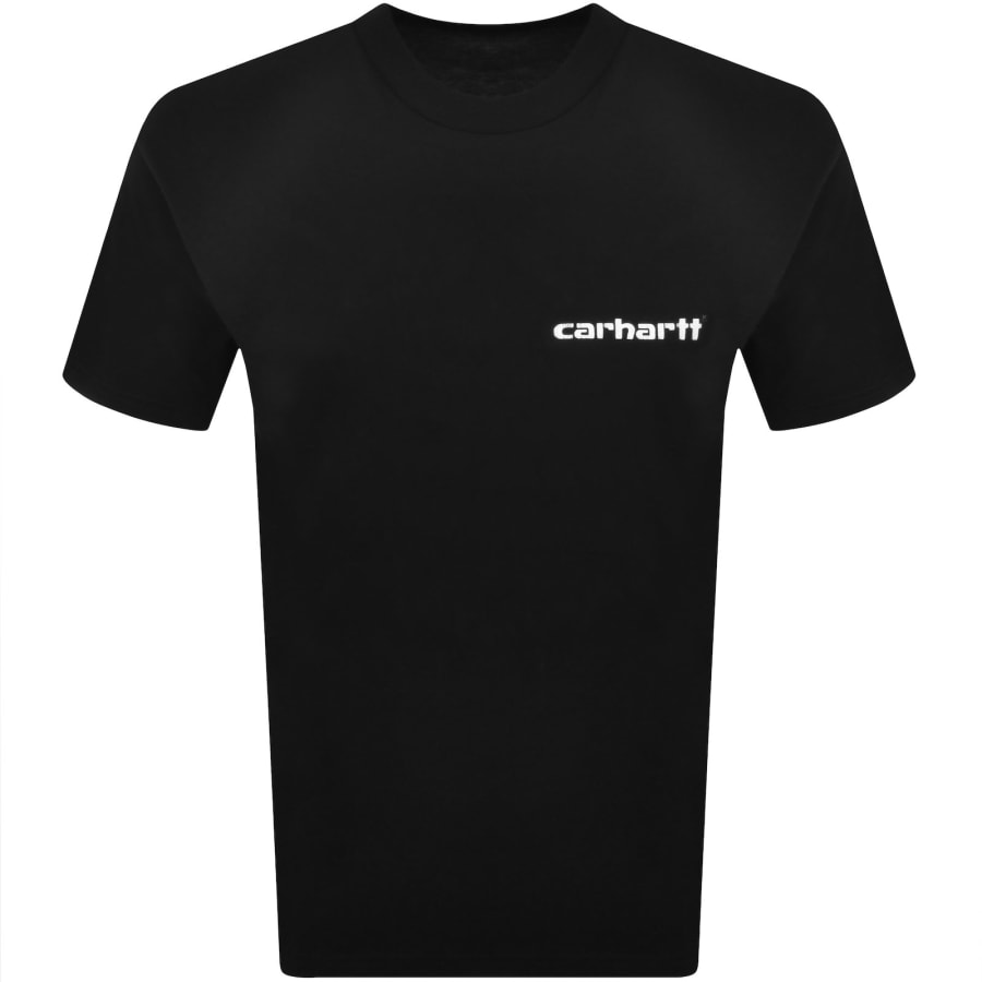 Image number 2 for Carhartt WIP Archive Script T Shirt Black