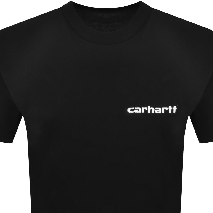 Image number 3 for Carhartt WIP Archive Script T Shirt Black