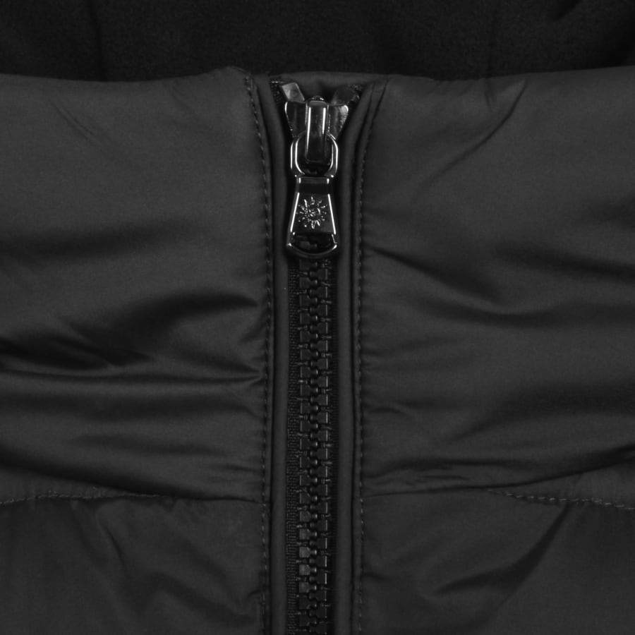 Image number 4 for Sandbanks Hooded Puffer Gilet Black