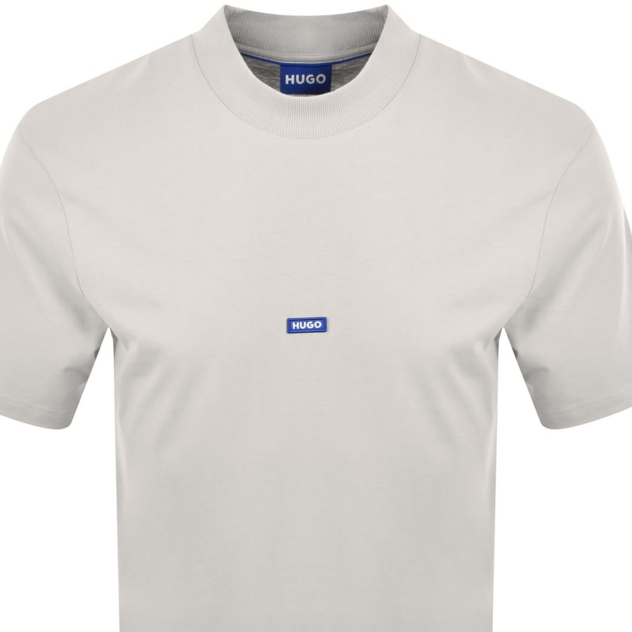Image number 2 for HUGO Blue Nieros Logo T Shirt White