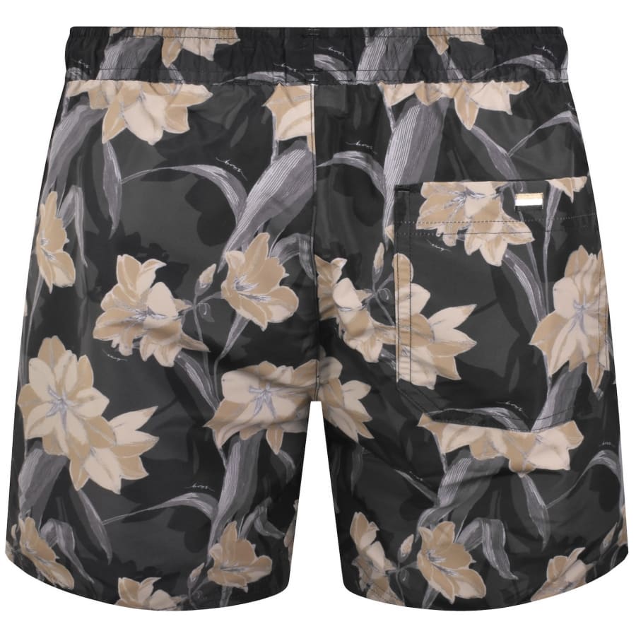Image number 2 for BOSS Iris Swim Shorts Black
