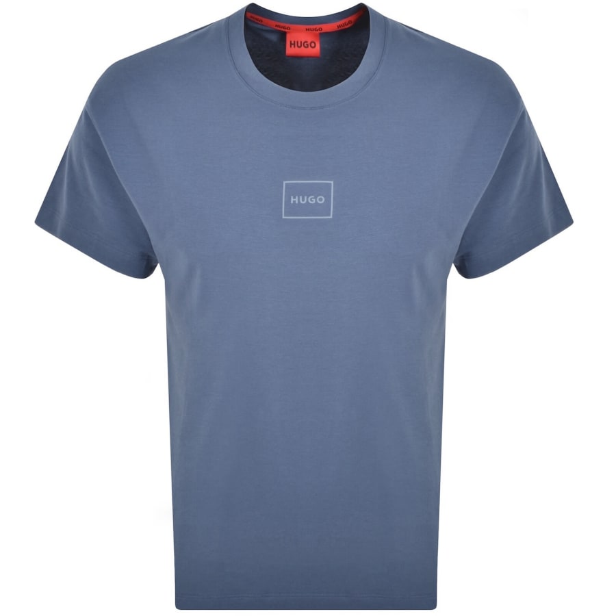 Image number 1 for HUGO Laze T Shirt Open Blue