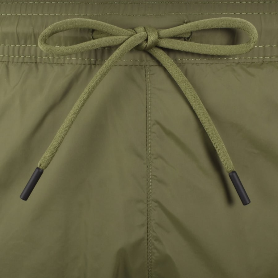 Image number 5 for HUGO Fab Swim Shorts Dark Green