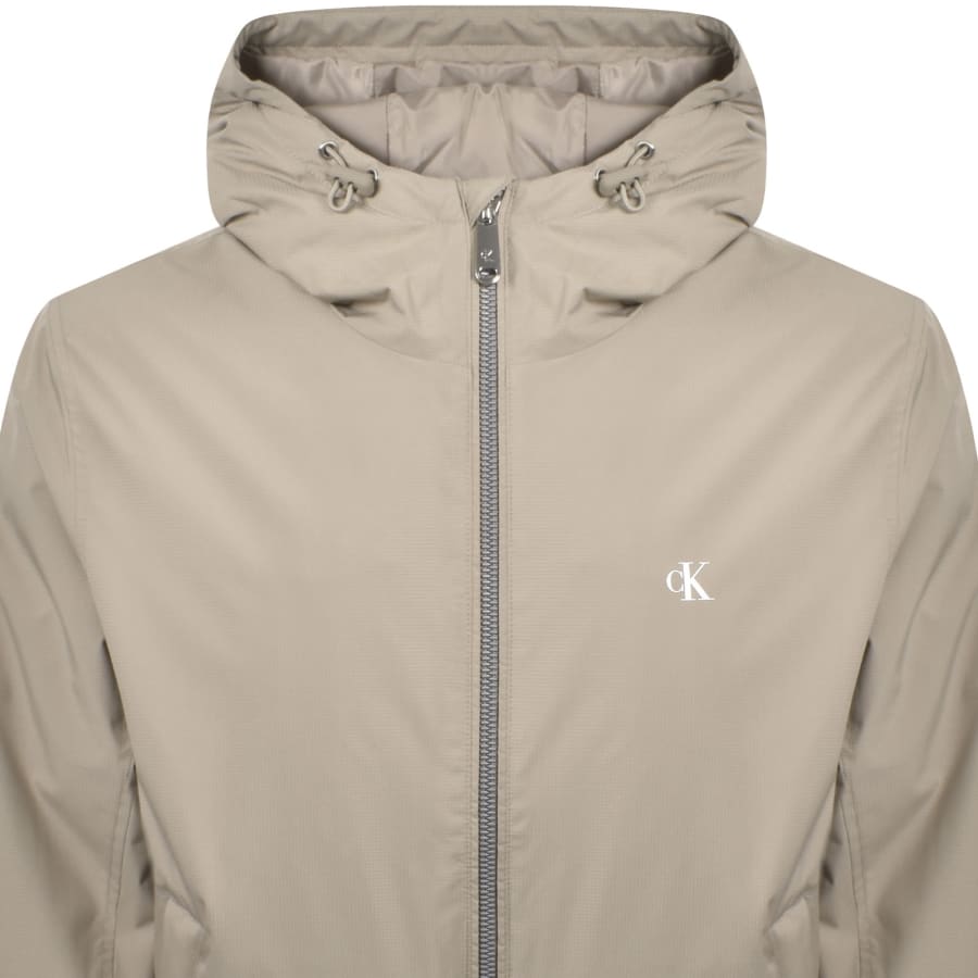 Image number 2 for Calvin Klein Jeans Harrington Jacket Khaki