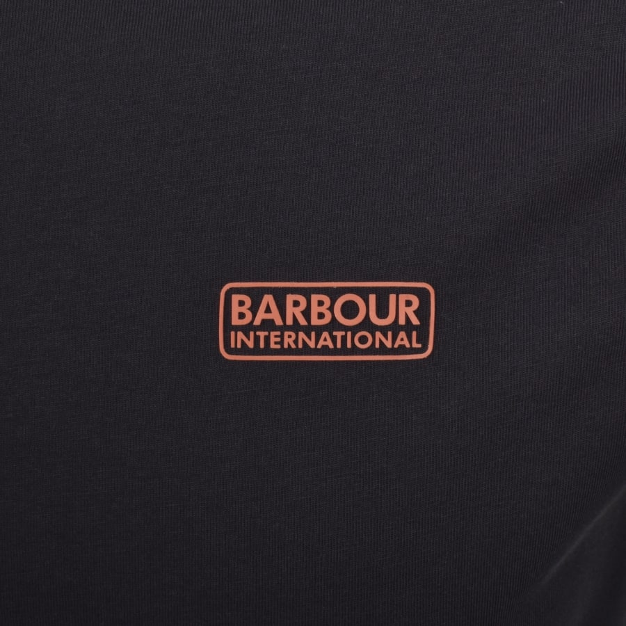 Image number 3 for Barbour International Logo T Shirt Navy