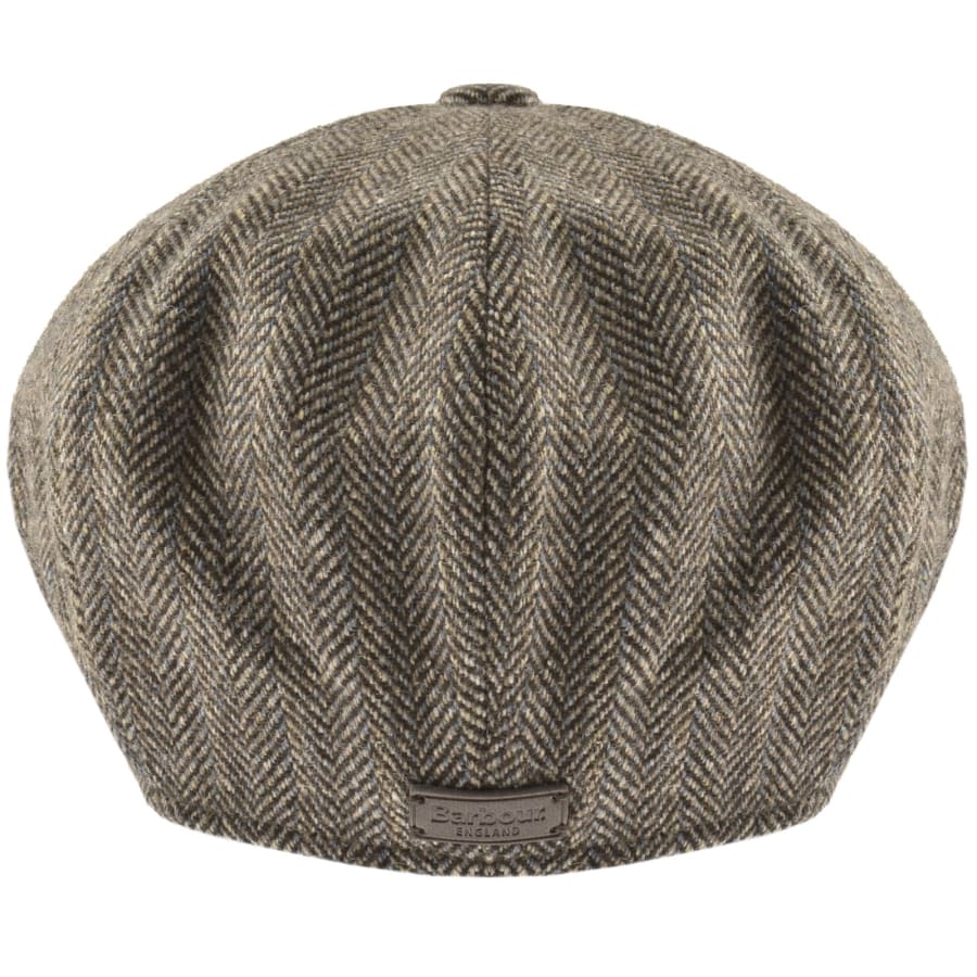 Image number 3 for Barbour Fyne Tweed Bakerboy Hat Brown