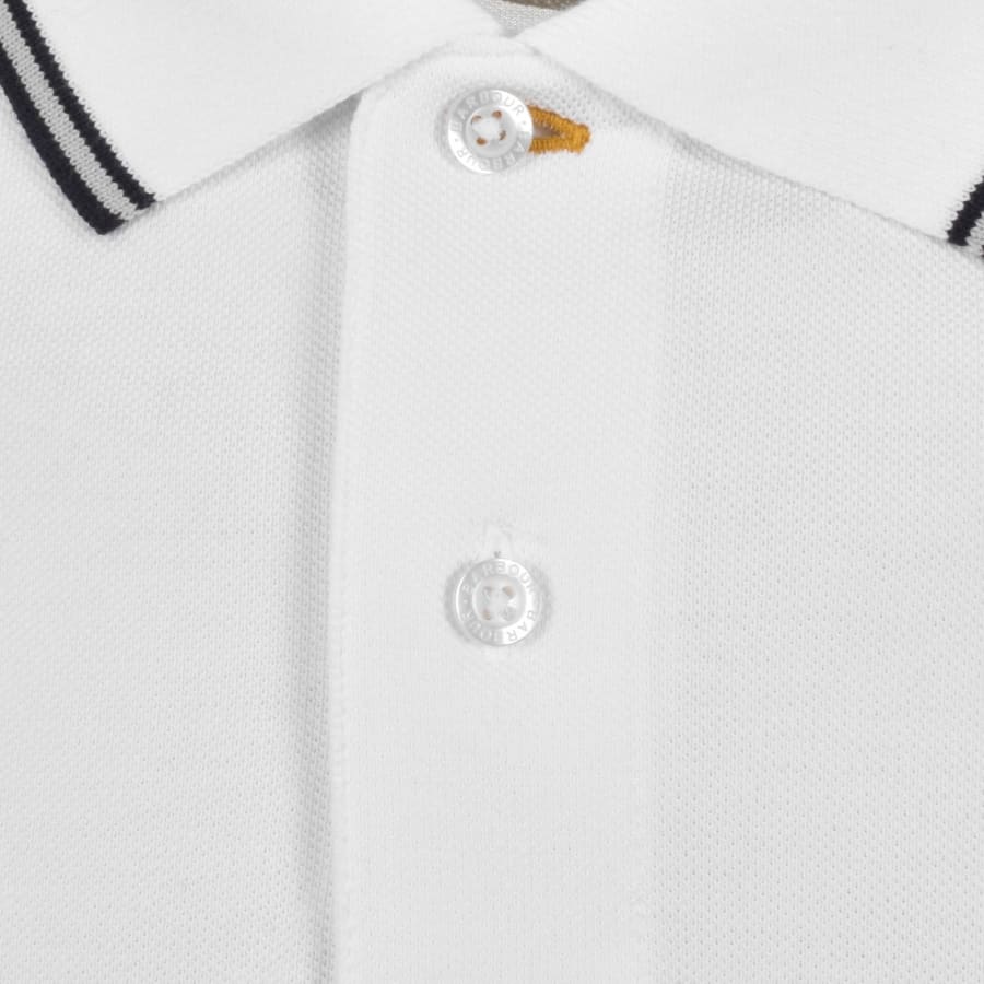 Image number 4 for Barbour Fielding Polo T Shirt White