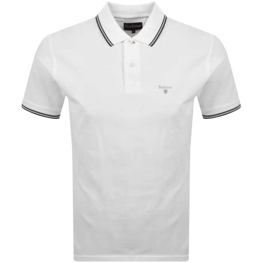 Image number 1 for Barbour Fielding Polo T Shirt White