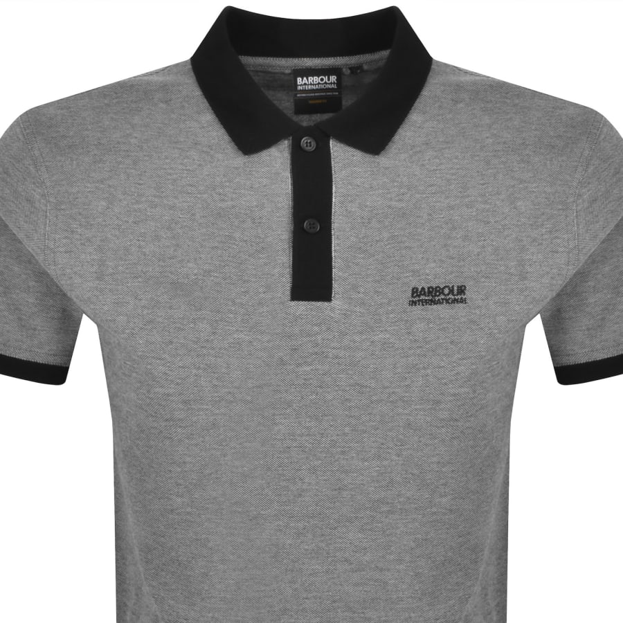 Image number 2 for Barbour International Morley Oxford Polo Black