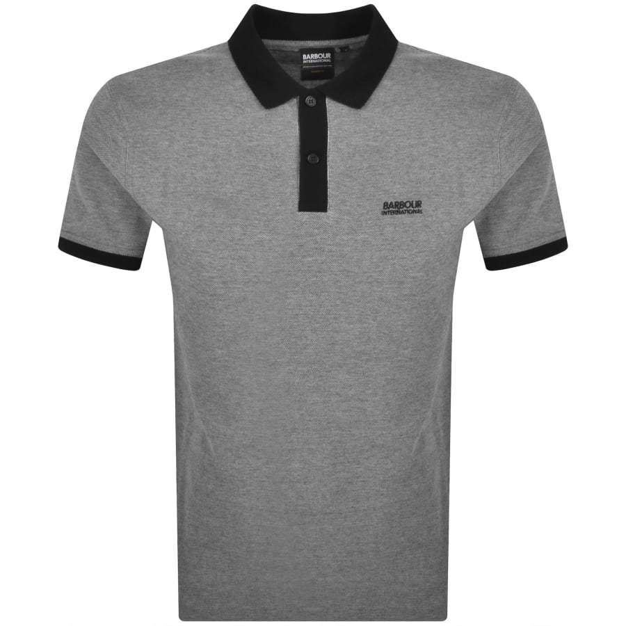 Image number 1 for Barbour International Morley Oxford Polo Black