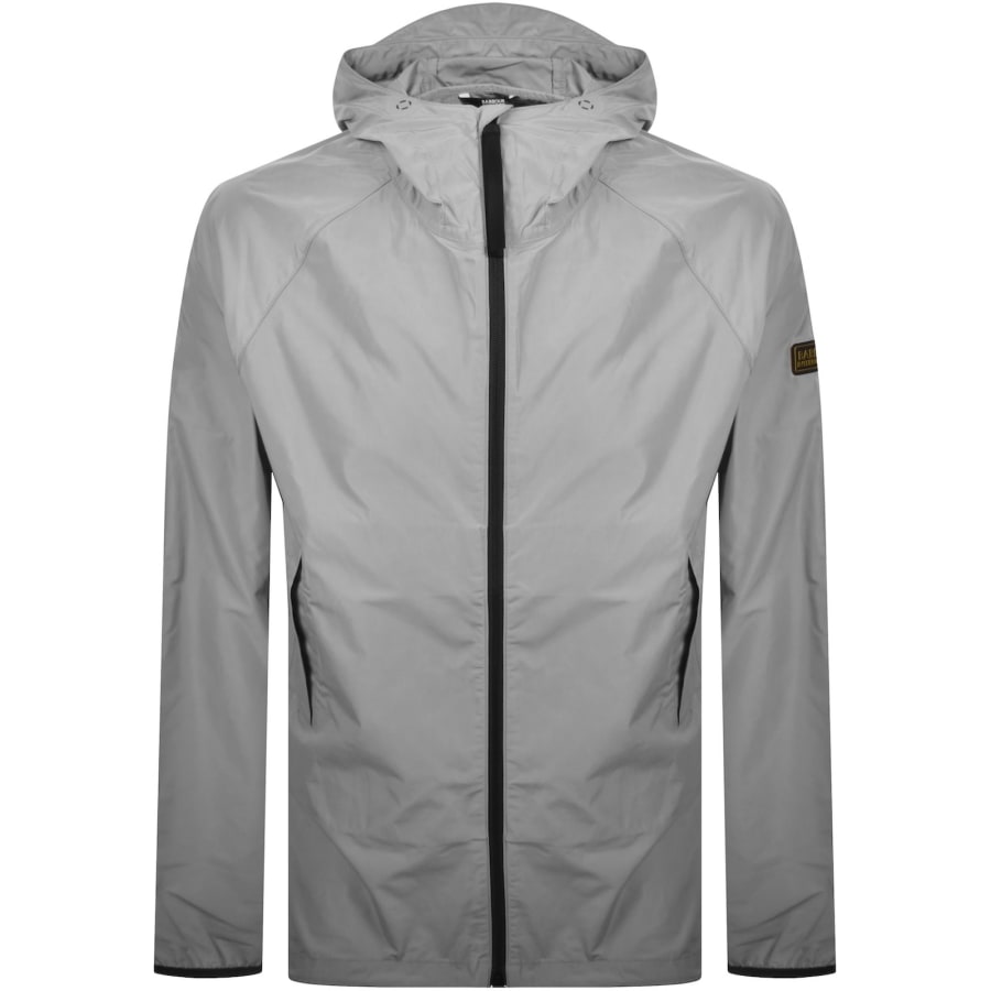 Image number 2 for Barbour International Porter Jacket Grey