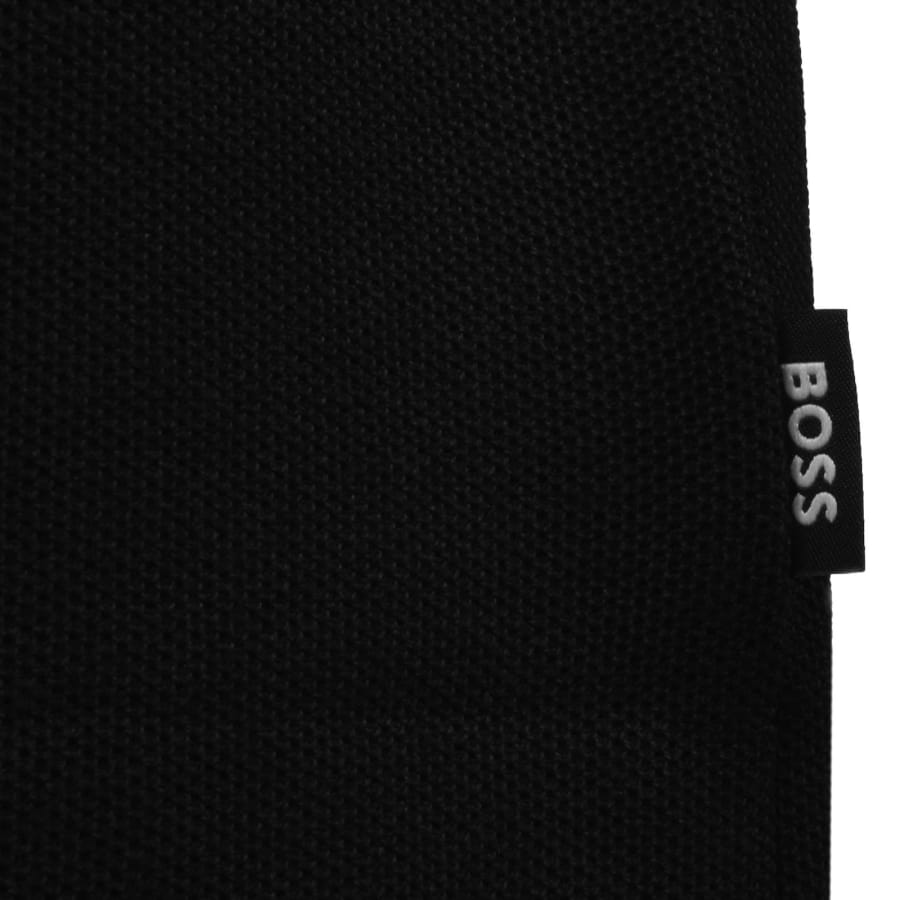 Image number 3 for BOSS Zip Placket Polo T Shirt Black