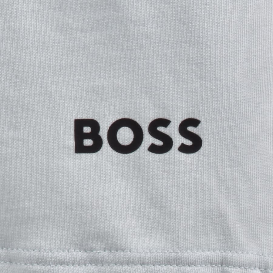 Image number 3 for BOSS Unique Jersey Shorts Light Blue
