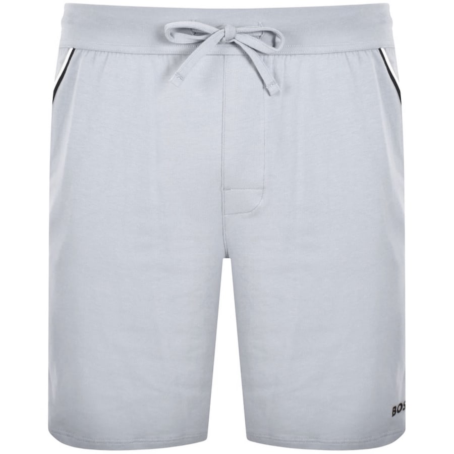 Image number 1 for BOSS Unique Jersey Shorts Light Blue