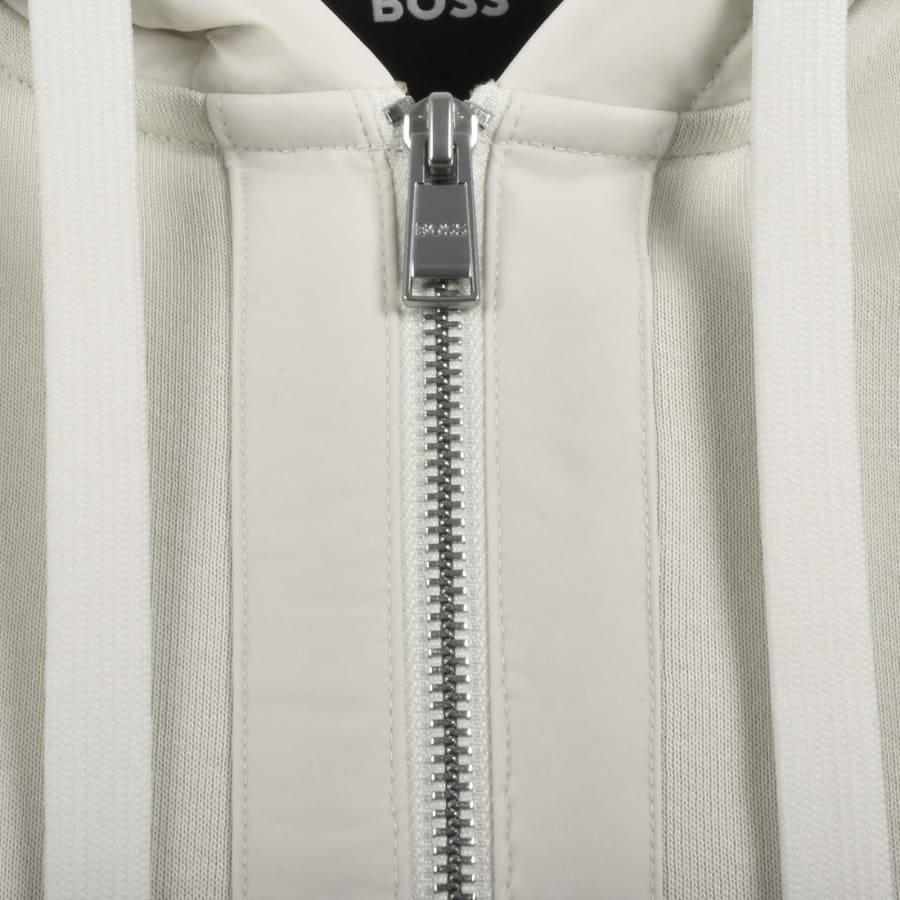 Image number 3 for BOSS C Spence Full Zip Hoodie Beige