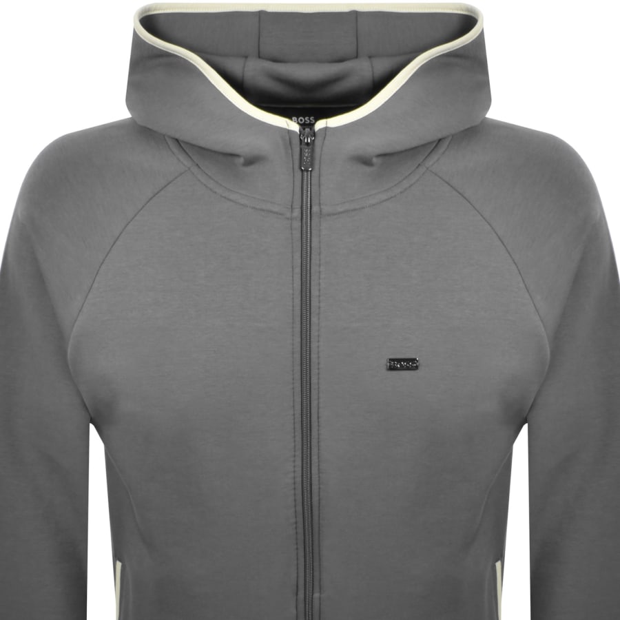 Image number 2 for BOSS Sense Full Zip Hoodie Grey