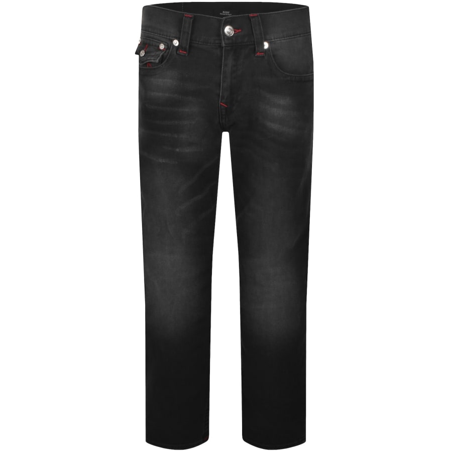 Image number 2 for True Religion Ricky Flap Jeans Black