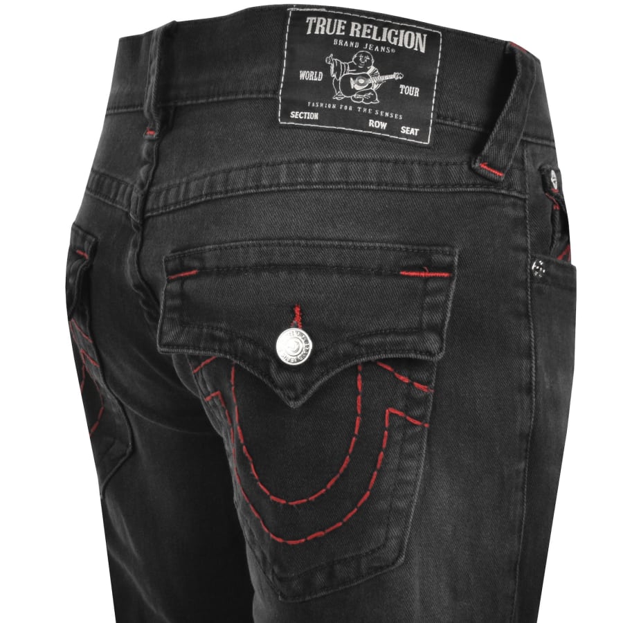 Image number 4 for True Religion Ricky Flap Jeans Black