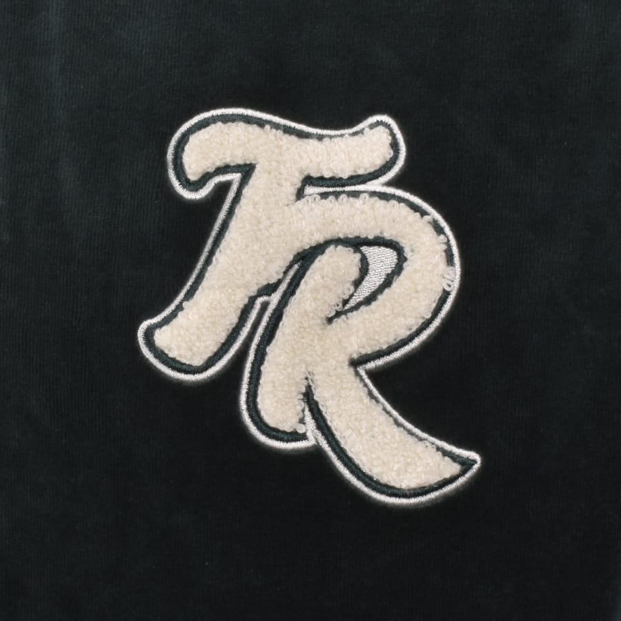 Image number 3 for True Religion Velour Track Jacket Green