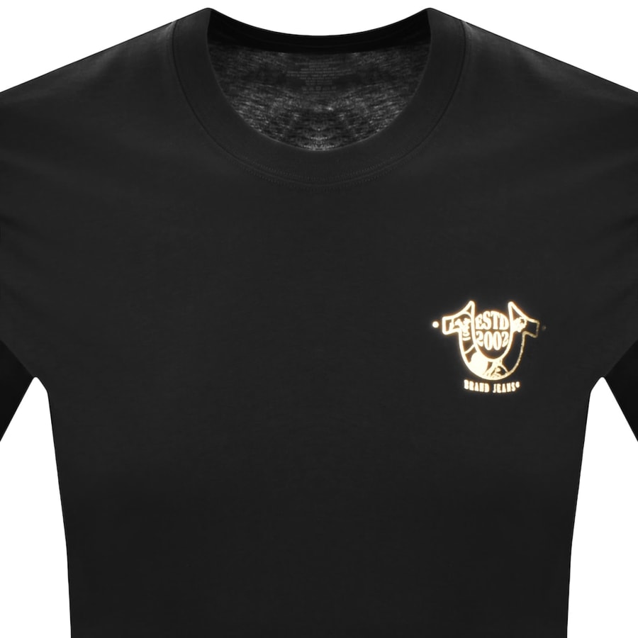 Image number 3 for True Religion Curved Box T Shirt Black