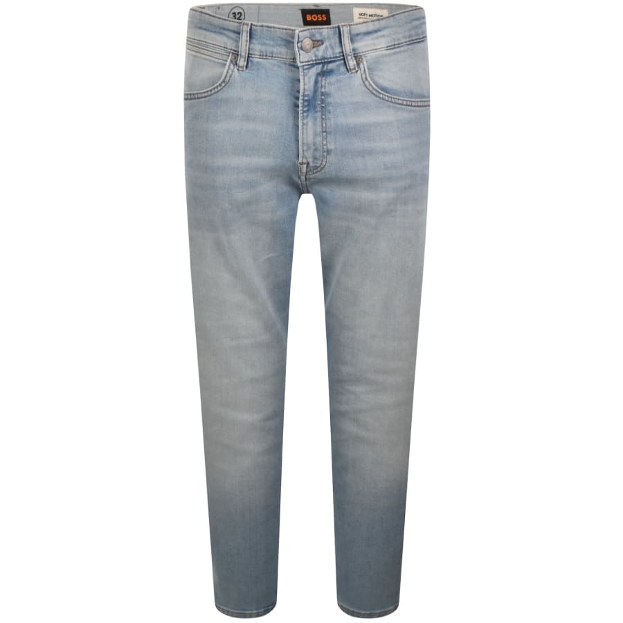 Image number 2 for BOSS Onyx Slim Tapered Fit Jeans Blue