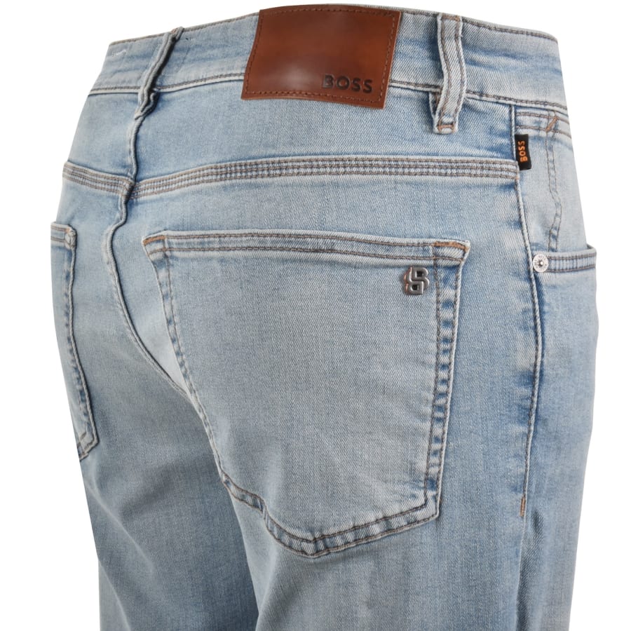 Image number 4 for BOSS Onyx Slim Tapered Fit Jeans Blue