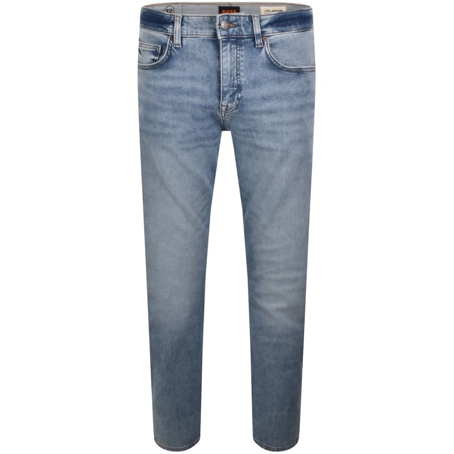 Image number 2 for BOSS Delaware Slim Fit Jeans Blue