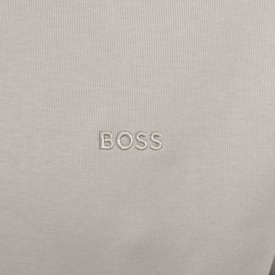 Image number 3 for BOSS Long Sleeved Rugby Polo Grey
