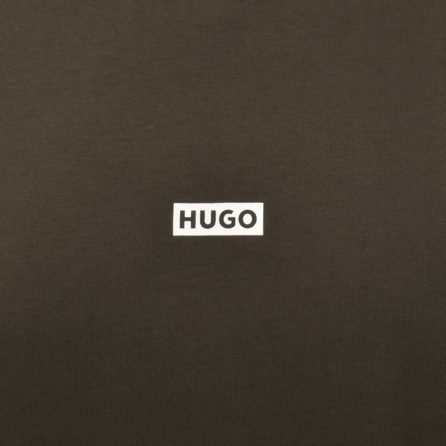Image number 4 for HUGO Blue Nalono T Shirt Dark Brown