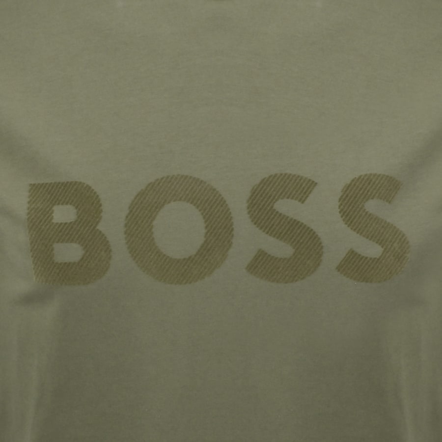 Image number 3 for BOSS Iconic Logo T Shirt Green