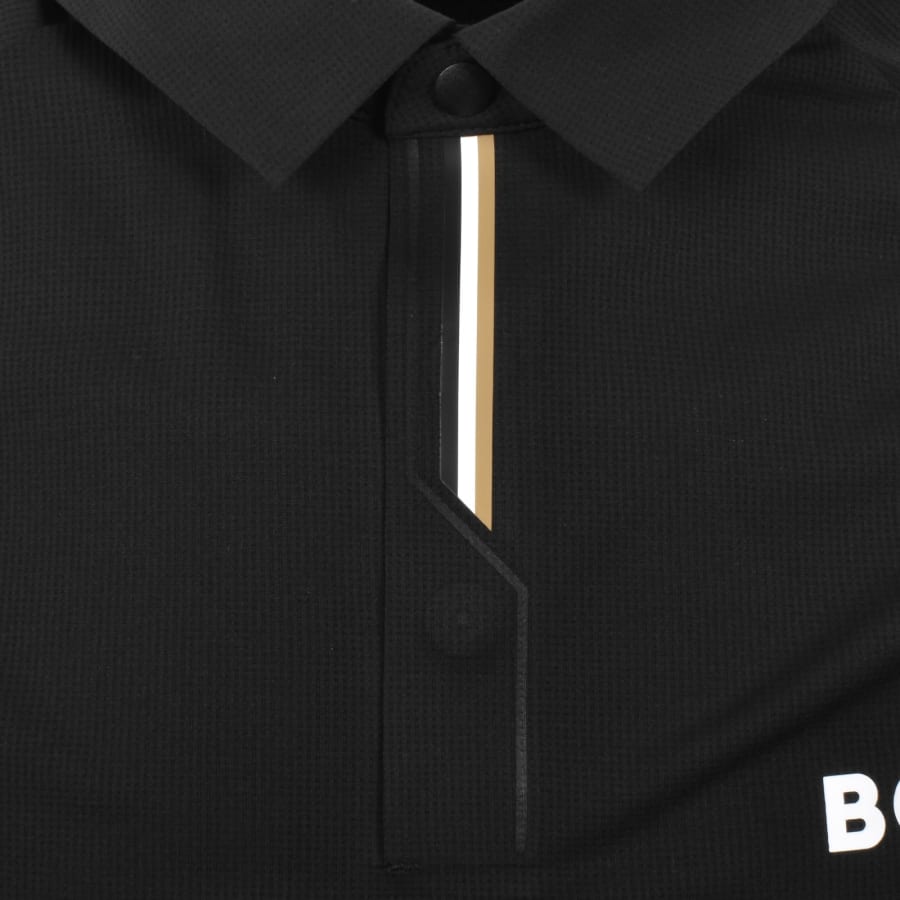 Image number 4 for BOSS Paddy Tech Polo T Shirt Black