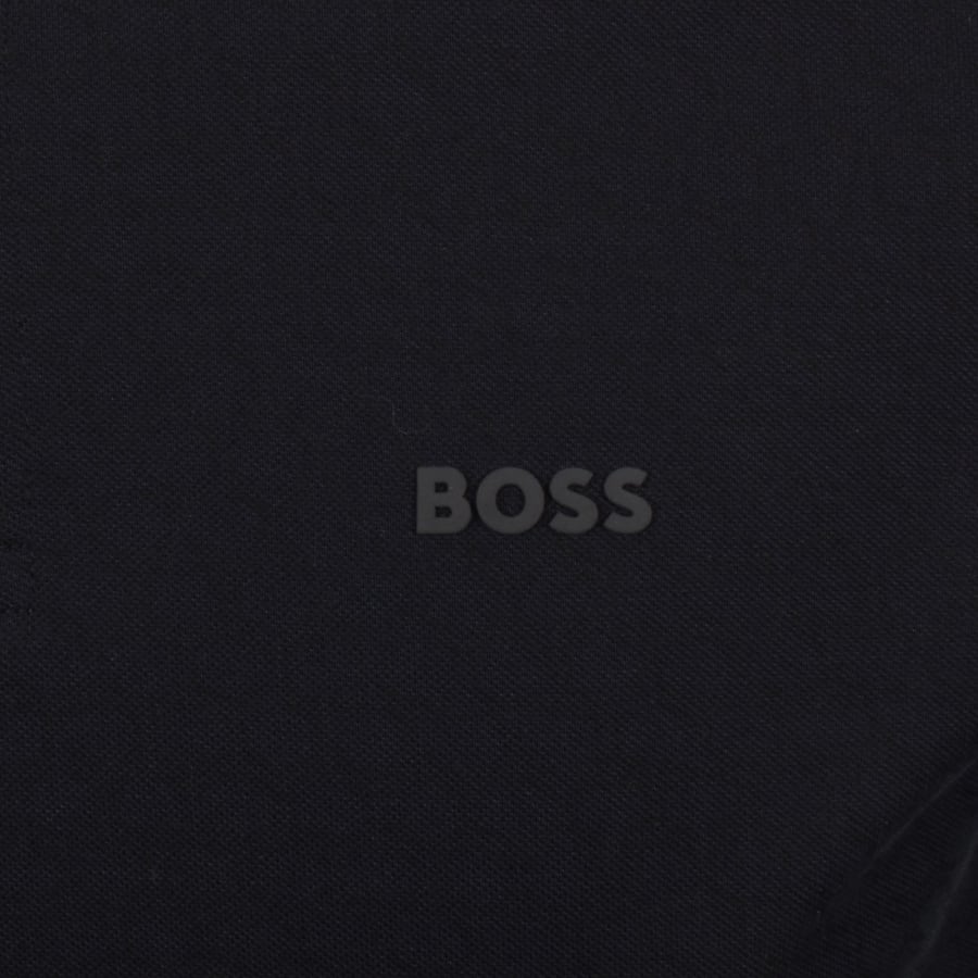 Image number 3 for BOSS Pattern Polo T Shirt Dark Blue