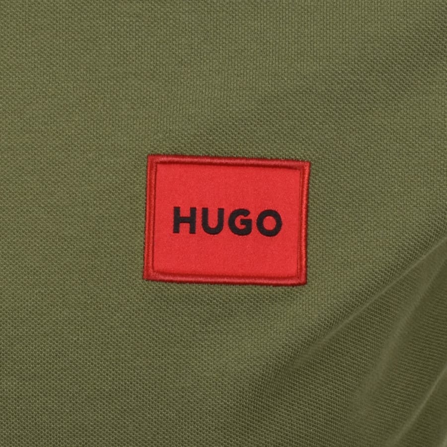 Image number 3 for HUGO Dereso 222 Polo T Shirt Green