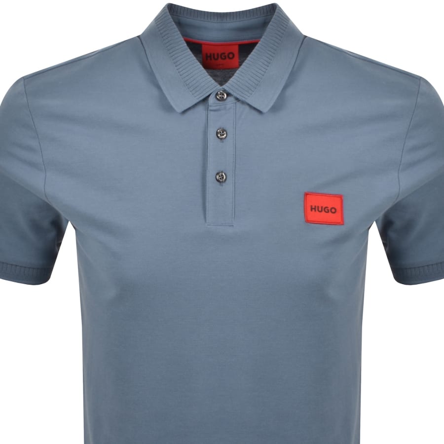 Image number 2 for HUGO Dereso 222 Polo T Shirt Blue