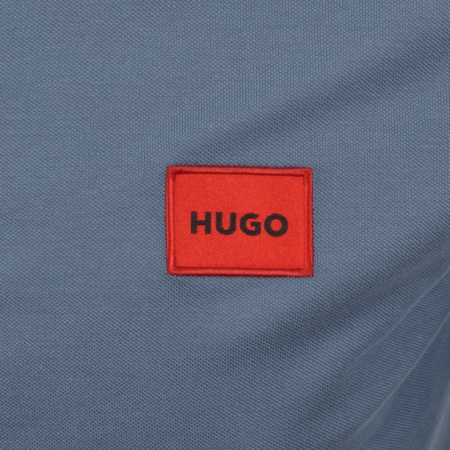 Image number 3 for HUGO Dereso 222 Polo T Shirt Blue